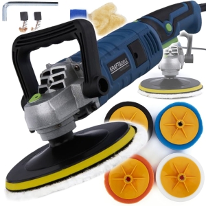 POLERKA ELEKTRYCZNA 2650W SZLIFIERKA 180 MM M14 ZESTAW XXL + GĄBKI