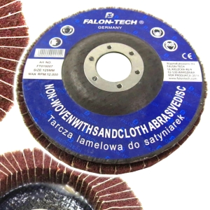 TARCZA LAMELKOWA DO SZLIFIERKI 125mm SATYNOWANIA