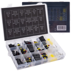 ZESTAW ZŁĄCZY ELEKTRYCZNYCH HERMETYCZNYCH ZŁĄCZKI SZYBKOZŁĄCZKI 424szt. 