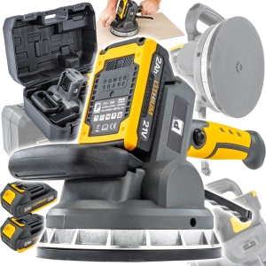 PRZYSSAWKA WIBRACYJNA DO UKŁADANIA POZIOMOWANIA PŁYTEK 180 2xAKUMULATOR 21V