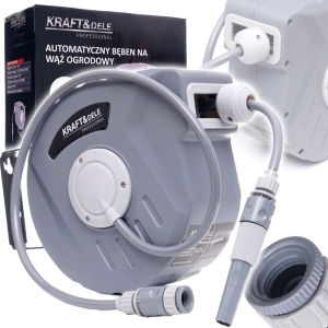 BĘBEN NA WĄŻ OGRODOWY ZWIJACZ AUTOMATYCZNY 10M+1M 3/4"