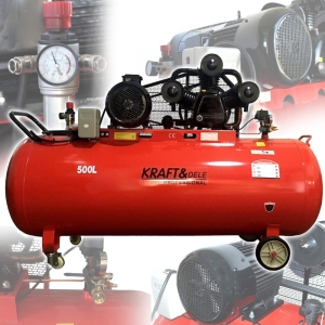KOMPRESOR OLEJOWY SPRĘŻARKA 500L 8BAR 14,6KM 3-TŁOKI 400V SEPARATOR