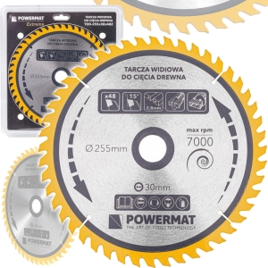 TARCZA WIDIOWA TARCZOWA WIDIA DO DREWNA 255x30x48Z