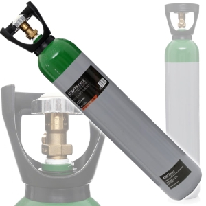 NOWA PUSTA BUTLA DWUTLENEK WĘGLA CO2 AR ARGON 8L DO SPAWANIA MIG MAG