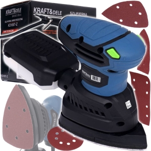 SZLIFIERKA MIMOŚRODOWA Z REGULACJĄ 1200W 4 x PAD 230V/50Hz