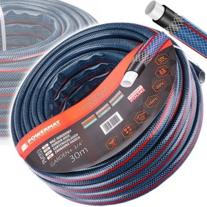 WĄŻ OGRODOWY DO WODY 3/4'' 30M 4 WARSTWOWY 22 BAR PCV ANTY UV