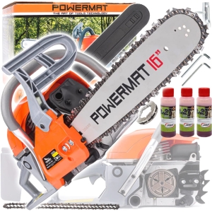 PIŁA PILARKA SPALINOWA 4,9KM 16" ŁAŃCUCHOWA + OLEJ