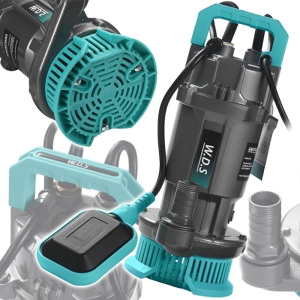 POMPA ZANURZENIOWA DO WODY BRUDNEJ CZYSTEJ 15000l/h 2200W 230V 1 cal PŁYWAK