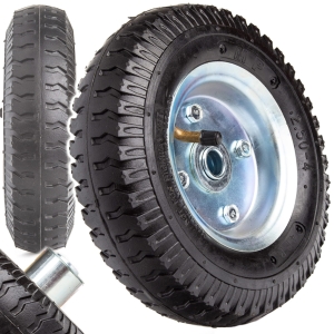 KOŁO 2,5-4 2,5/4 KÓŁKO DO WÓZKA TACZKI POMPOWANE MOCNE 215 mm ; 21,5 cm