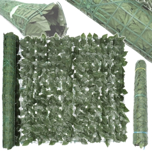 SZTUCZNY BLUSZCZ ŻYWOPŁOT ROŚLINA NA BALKON ŚCIANA 100x300cm