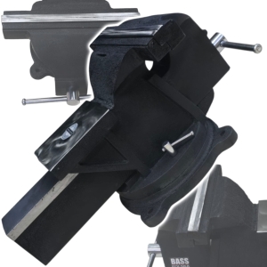 ŻELIWNE IMADŁO WARSZTATOWE Z OBROTOWĄ PODSTAWĄ 150MM