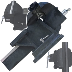 IMADŁO WARSZTATOWE Z ŻELIWNĄ SFEROIDALNEGO Z OBROTOWĄ PODSTAWĄ 250 mm