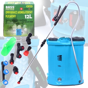 OPRYSKIWACZ ELEKTRYCZNY PLECAKOWY AKUMULATOROWY 12L + DYSZA HERBICYDOWA