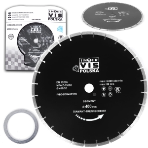 TARCZA DIAMENTOWA SEGMENTOWA DO CIĘCIA BETONU KOSTKI 400/32 mm
