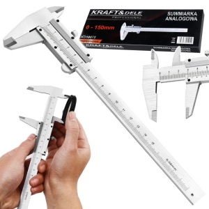 SUWMIARKA ANALOGOWA NONIUSZOWA 0-150MM DUŻA DOKŁADNOŚĆ 0,2 MM SOLIDNA