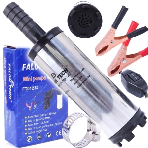 POMPA DO SPUSZCZANIA PALIWA ROPY OLEJU POMPKA 12V