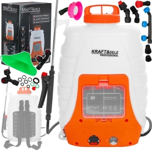 OPRYSKIWACZ AKUMULATOROWY CIŚNIENIOWY PLECAKOWY 18L + AKCESORIA ZESTAW XXL