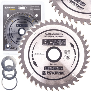 TARCZA WIDIOWA TARCZOWA WIDIA DO CIĘCIA DREWNA 190x30mm 40Z