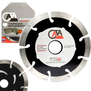 TARCZA DIAMENTOWA SEGMENT BETONU KOSTKI 125x22mm KOSTKA BRUKOWA