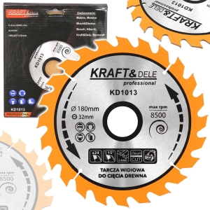 TARCZA WIDIOWA DO CIĘCIA DREWNA WIDIA 180x32mm 24T