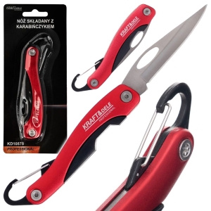 NÓŻ SKŁADANY SCYZORYK Z KARABIŃCZYKIEM 190mm