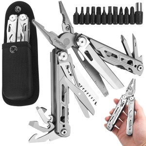 MULTITOOL NARZĘDZIE WIELOFUNKCYJNE 28W1 SCYZORYK WKRĘTAK KOMBINERKI NOŻYCE