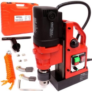 WIERTARKA STOŁOWA MAGNETYCZNA PIONOWA 1800W 1300N 16MM KD1382 + WALIZKA