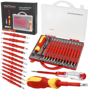 ZESTAW WKRĘTAKÓW WKRĘTAK ŚRUBOKRĘTY IZOLOWANE PH PZ 14 elementów 1000V VDE