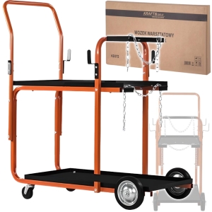 WÓZEK SPAWALNICZY DO SPAWAREK MIG MAG TIG PRZECINAREK PLAZMOWYCH PÓŁKI HAKI