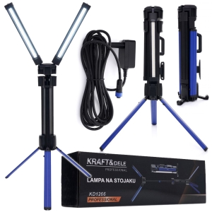 LAMPA NA STOJAKU DO WARSZTATU 10000 Lm 2 x 21700 4000 Mah