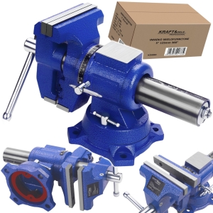 IMADŁO WIELOFUNKCYJNE WARSZTATOWE ŚLUSARSKIE 125mm 5" OBROTOWE 360° KOWADŁO