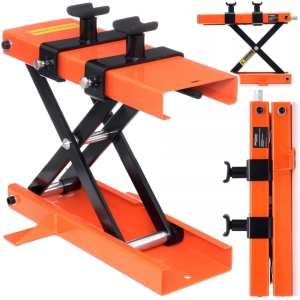 PODNOŚNIK MOTOCYKLOWY 500 KG MECHANICZNY NOŻYCOWY WARSZTATOWY DO MOTORU