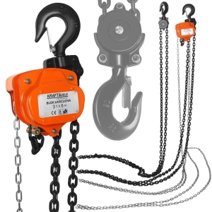 WYCIĄGARKA WCIĄGARKA ŁAŃCUCHOWA WARSZTATOWA 3T 6M PRZENOŚNA