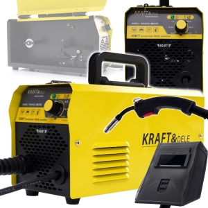 SPAWARKA PÓŁAUTOMAT SPAWALNICZY MIGOMAT MIG/MAG BEZGAZOWY 40-200A 230V