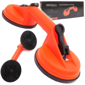 UCHWYT PRZYSSAWKA DO SZYB SZKŁA GRESU PŁYTEK CERAMIKI 100KG PODWÓJNA SSAWKA