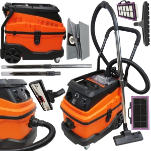 ODKURZACZ PRZEMYSŁOWY BUDOWLANY DO GIPSU OTRZĄSACZ 1600W 30L