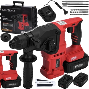 MOCNY MŁOT UDAROWY AKUMULATOROWY 21V 3.5J BEZSZCZOTKOWY 2 x BATERIA 4Ah 