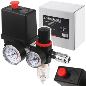 WYŁĄCZNIK WŁĄCZNIK PRESOSTAT CIŚNIENIOWY DO KOMPRESORA 230V Z ODWADNIACZEM