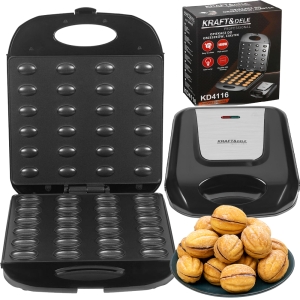 OPIEKACZ DO CIASTECZEK ORZESZKÓW 1400–1600W CZARNY SOLIDNY