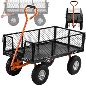 WÓZEK OGRODOWY TRANSPORTOWY TURYSTYCZNY PLAŻOWY 400KG 125L 96,5x52cm