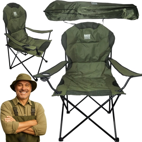 SKŁADANE KRZESŁO TURYSTYCZNE WĘDKARSKIE Z OPARCIEM SKŁADANE POKROWIEC 150KG_1.jpg
