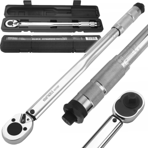 KLUCZ DYNAMOMETRYCZNY GRZECHOTKA 1/2" 28-210Nm WALIZKA