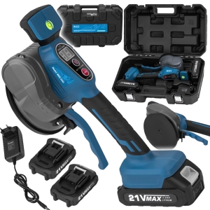 PRZYSSAWKA AKUMULATOROWA WIBRACYJNA 130mm 21V 80kg ZESTAW WALIZKA