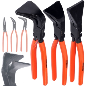 SZCZYPCE DEKARSKIE KLESZCZE DO GIĘCIA BLACHY 275mm CĘGI BLACHARSKIE 3 SZT