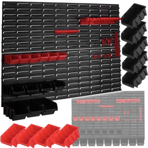 TABLICA WARSZTATOWA ORGANIZER AKCESORIA NA UCHWYTY HACZYKI 115x78CM SOLIDNA