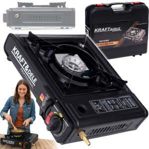 KRAFTDELE KUCHENKA TURYSTYCZNA GAZOWA 2200W NA KARTUSZE WALIZKA