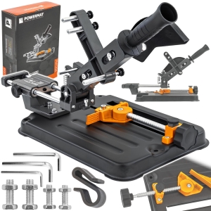 STOJAK DO SZLIFIERKI KĄTOWEJ Z POSUWEM STATYW UCHWYT MOCOWANIE 115-125 MM