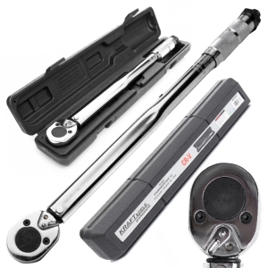 PRECYZYJNY KLUCZ DYNAMOMETRYCZNY 1/4" 5-25Nm Z BLOKADĄ WALIZKA