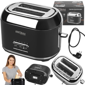 TOSTER ELEKTRYCZNY NA DWIE KROMKI KUCHENNY 1000W OPIEKACZ 6 POZIOMÓW