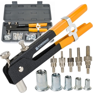 NITOWNICA RĘCZNA DO NITONAKRĘTEK M3-M8 ZESTAW WALIZKA 105el